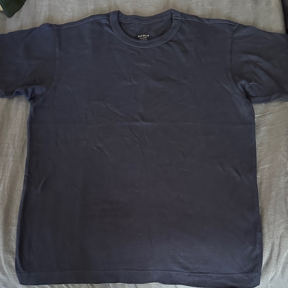 Buck Mason Navy Short Sleeve Tee